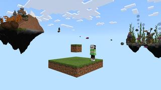 Screenshot of the Minecraft Bedrock Marketplace product One Block Hardcore created by ChewMingo.