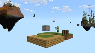 Screenshot of the Minecraft Bedrock Marketplace product One Block Hardcore created by ChewMingo.