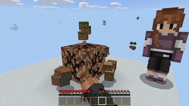Screenshot of the Minecraft Bedrock Marketplace product One Block+ created by ChewMingo.