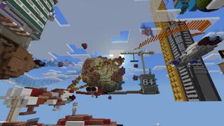 Screenshot of the Minecraft Bedrock Marketplace product Only Up created by ChewMingo.