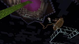 Screenshot of the Minecraft Bedrock Marketplace product Only Up created by ChewMingo.