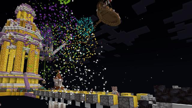 Screenshot of the Minecraft Bedrock Marketplace product Only Up created by ChewMingo.