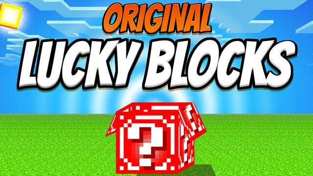 Thumbnail of the Minecraft Bedrock Marketplace product Original Lucky Blocks created by ChewMingo.