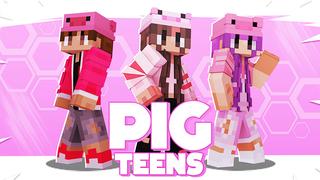 Thumbnail of the Minecraft Bedrock Marketplace product PIG Teens created by ChewMingo.