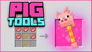 Thumbnail of the Minecraft Bedrock Marketplace product PIG TOOLS created by ChewMingo.