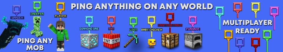 Panorama of the Minecraft Bedrock Marketplace product PING Add-On created by ChewMingo.