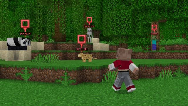 Screenshot of the Minecraft Bedrock Marketplace product PING Add-On created by ChewMingo.