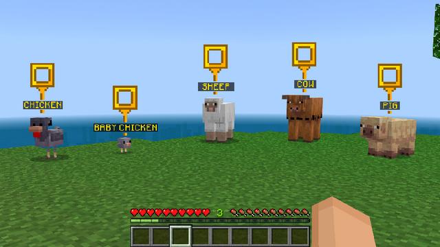 Screenshot of the Minecraft Bedrock Marketplace product PING Add-On created by ChewMingo.