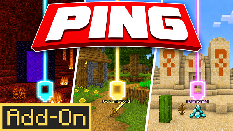 Thumbnail of the Minecraft Bedrock Marketplace product PING-Add-On created by ChewMingo.