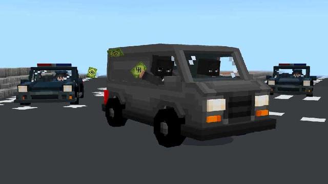 Screenshot of the Minecraft Bedrock Marketplace product Police Add-On created by ChewMingo.