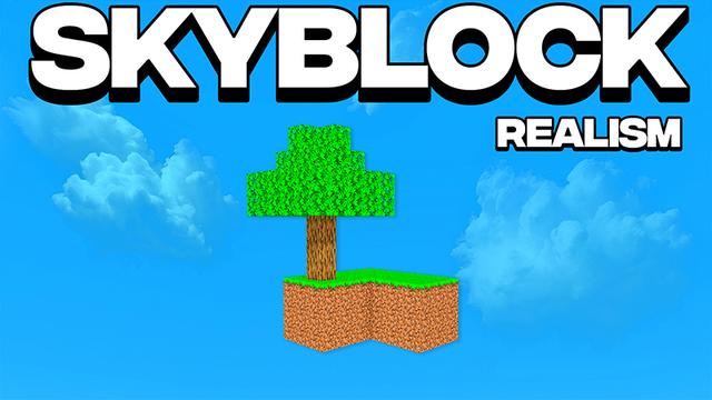 Thumbnail of the Minecraft Bedrock Marketplace product REALISMUS SKYBLOCK created by ChewMingo.