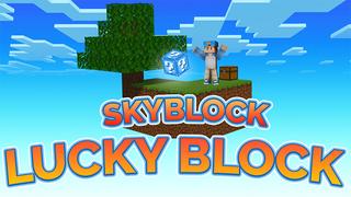 Thumbnail of the Minecraft Bedrock Marketplace product Skyblock Lucky Blocks created by ChewMingo.