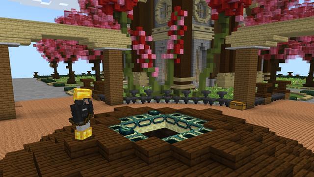 Screenshot of the Minecraft Bedrock Marketplace product Skyblock Worlds created by ChewMingo.