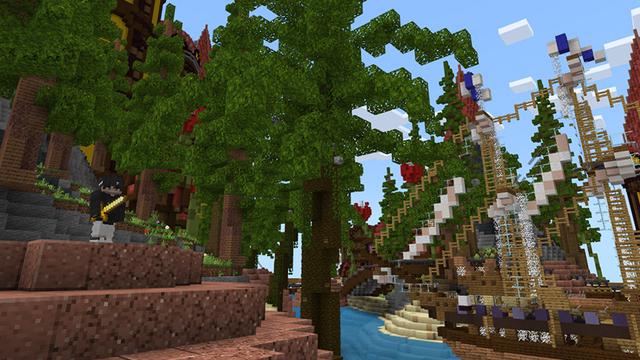 Screenshot of the Minecraft Bedrock Marketplace product Skyblock Worlds created by ChewMingo.