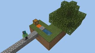 Screenshot of the Minecraft Bedrock Marketplace product Skyblock created by ChewMingo.