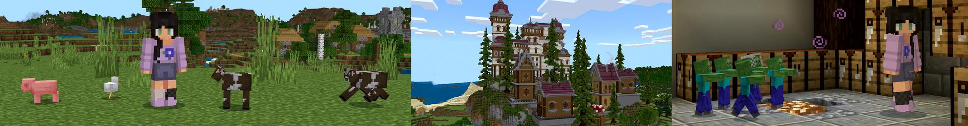 Panorama of the Minecraft Bedrock Marketplace product TINY MOBS! created by ChewMingo.