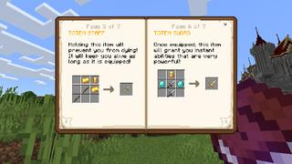 Screenshot of the Minecraft Bedrock Marketplace product Totem Tools created by ChewMingo.