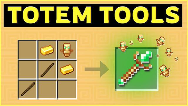 Thumbnail of the Minecraft Bedrock Marketplace product Totem Tools created by ChewMingo.