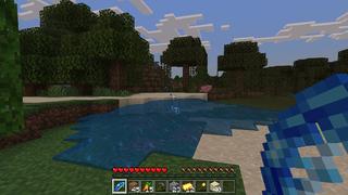 Screenshot of the Minecraft Bedrock Marketplace product Water Tools created by ChewMingo.