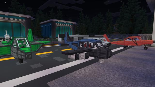 Screenshot of the Minecraft Bedrock Marketplace product Airport Planes created by Chillcraft.