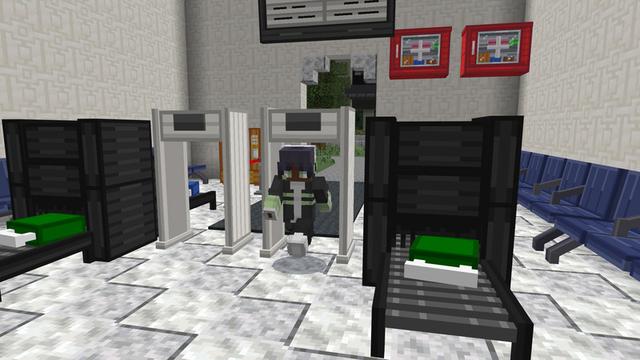 Screenshot of the Minecraft Bedrock Marketplace product Airport Planes created by Chillcraft.