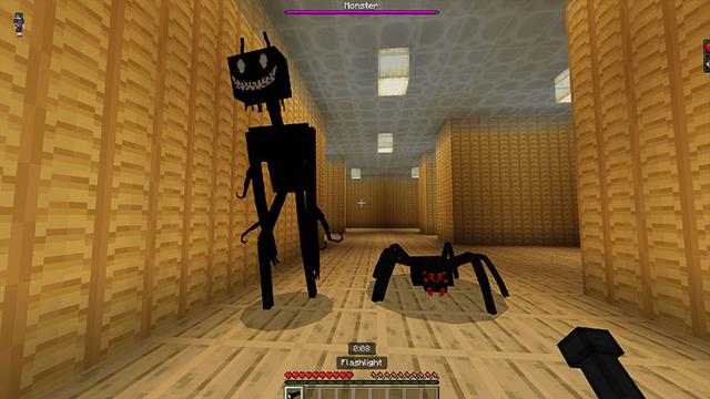 Screenshot of the Minecraft Bedrock Marketplace product Backrooms created by Chillcraft.
