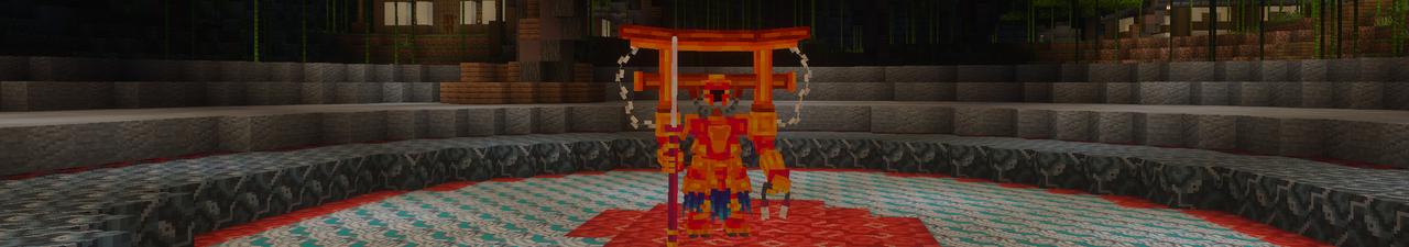 Panorama of the Minecraft Bedrock Marketplace product Be A Samurai created by Chillcraft.