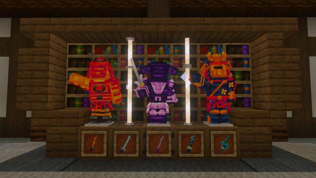 Screenshot of the Minecraft Bedrock Marketplace product Be A Samurai created by Chillcraft.