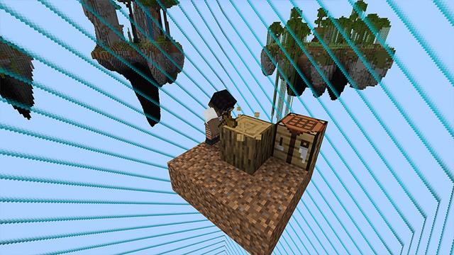 Screenshot of the Minecraft Bedrock Marketplace product Captive Oneblock created by Chillcraft.