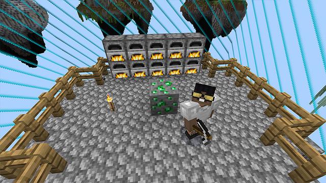 Screenshot of the Minecraft Bedrock Marketplace product Captive Oneblock created by Chillcraft.