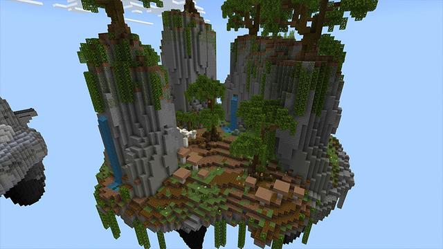Screenshot of the Minecraft Bedrock Marketplace product Captive Oneblock created by Chillcraft.