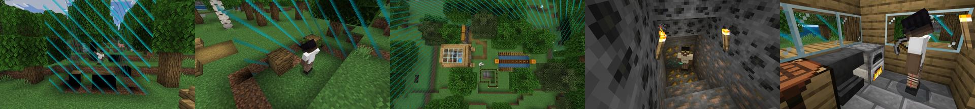 Panorama of the Minecraft Bedrock Marketplace product Captive Survival created by Chillcraft.