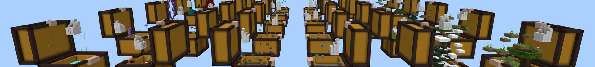 Panorama of the Minecraft Bedrock Marketplace product Chest Parkour created by Chillcraft.