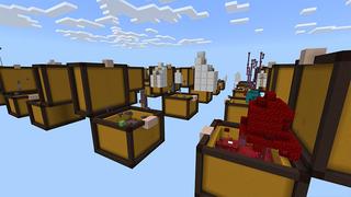 Screenshot of the Minecraft Bedrock Marketplace product Chest Parkour created by Chillcraft.