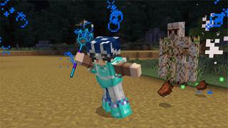 Screenshot of the Minecraft Bedrock Marketplace product Comic Weapons created by Chillcraft.