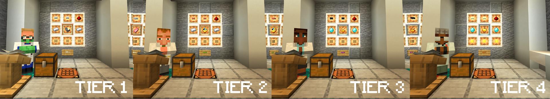 Panorama of the Minecraft Bedrock Marketplace product Craftable Crazy Buttons created by Chillcraft.