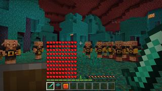 Screenshot of the Minecraft Bedrock Marketplace product Craftable Crazy Buttons created by Chillcraft.