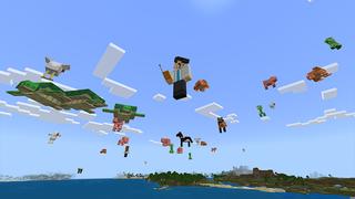 Screenshot of the Minecraft Bedrock Marketplace product Craftable Crazy Buttons created by Chillcraft.