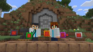 Screenshot of the Minecraft Bedrock Marketplace product Craftable Crazy Buttons created by Chillcraft.