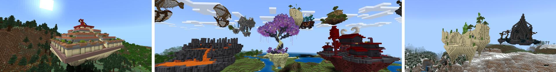 Panorama of the Minecraft Bedrock Marketplace product Craftable Epic Dungeons created by Chillcraft.