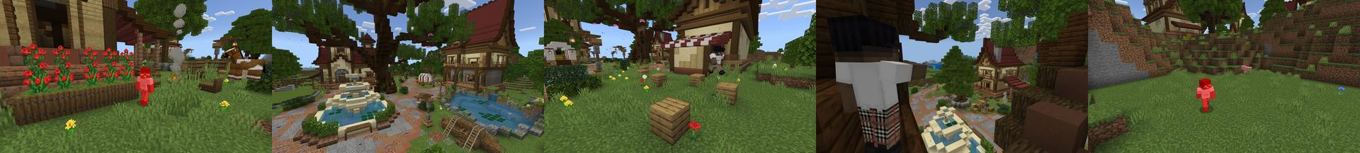 Panorama of the Minecraft Bedrock Marketplace product Don’t Touch The Grass created by Chillcraft.