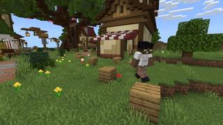 Screenshot of the Minecraft Bedrock Marketplace product Don’t Touch The Grass created by Chillcraft.