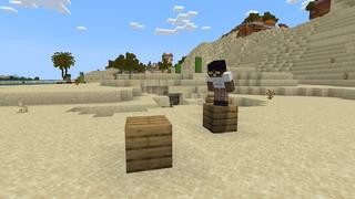 Screenshot of the Minecraft Bedrock Marketplace product Don't Touch The Sand created by Chillcraft.