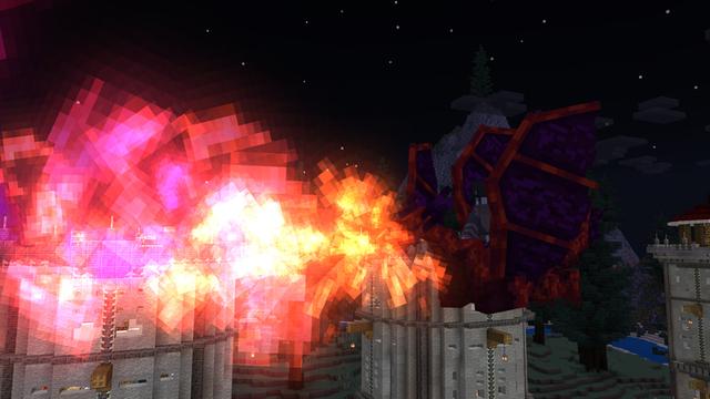 Screenshot of the Minecraft Bedrock Marketplace product Dragons created by Chillcraft.