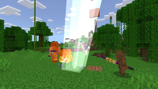 Screenshot of the Minecraft Bedrock Marketplace product Epic Wands created by Chillcraft.