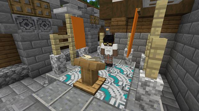 Screenshot of the Minecraft Bedrock Marketplace product Fishing Gives OP Loot created by Chillcraft.