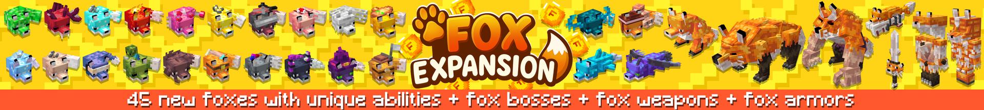 Panorama of the Minecraft Bedrock Marketplace product Fox Expansion created by Chillcraft.