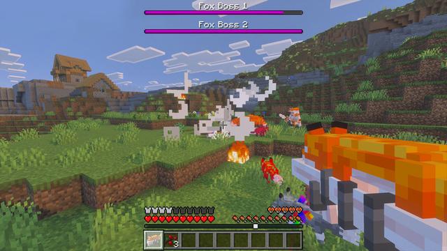 Screenshot of the Minecraft Bedrock Marketplace product Fox Expansion created by Chillcraft.