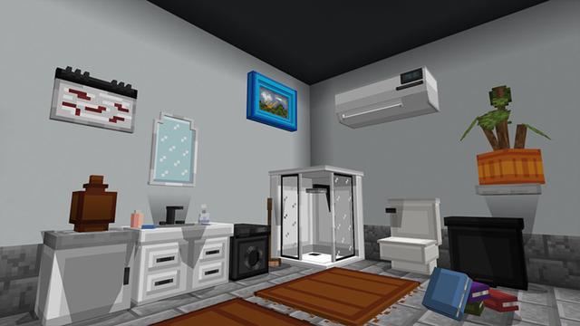 Screenshot of the Minecraft Bedrock Marketplace product Furniture 1200+ created by Chillcraft.