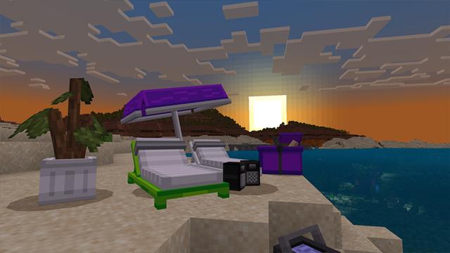 Screenshot of the Minecraft Bedrock Marketplace product Furniture 1200+ created by Chillcraft.